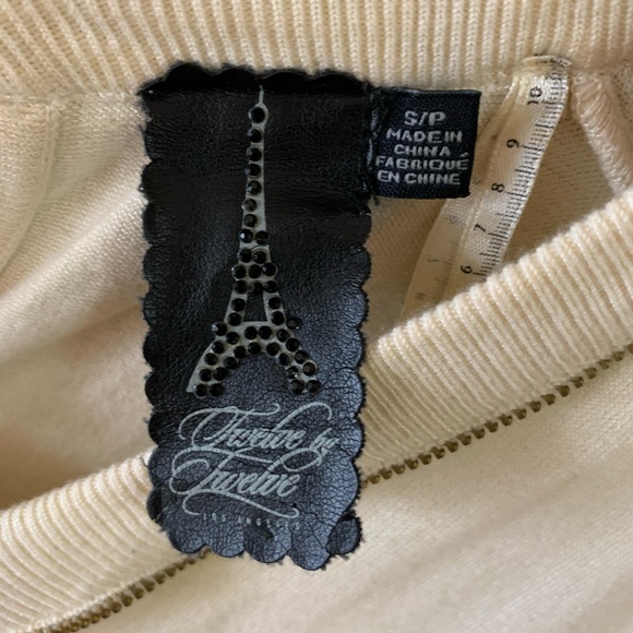 Beige Zipper Detail Sweater - Picture 2 of 5